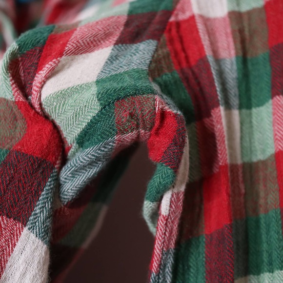 TOPSHOP Western Plaid Long Sleeve Flannel Shirt 6 - Picture 5 of 9